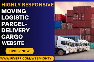 moving freight logistic parcel delivery shipping truck cargo dispatch website