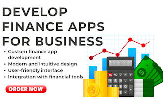 develop a custom finance app for your business with modern design