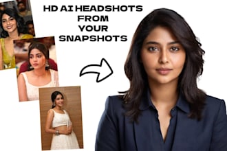 create HD realistic professional headshot for you using ai