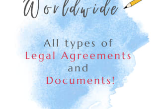 draft ndas and ipr docs with legal precision and perfection