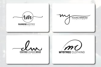 do scripted, handwritten or signature logo design