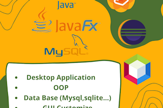 do java project and programming javafx, swing and gui application