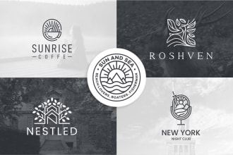 design exclusive minimalist line art logo for your business