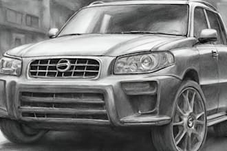 create breathtaking pencil art illustrations for you