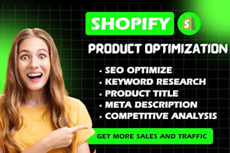 create SEO friendly shopify product descriptions and shopify product listings