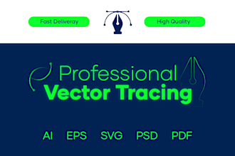 vectorize, trace, redraw logo and text in adobe illustrator