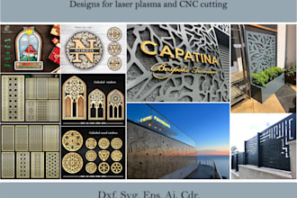 vector templates for laser, plasma and cnc machine cutting