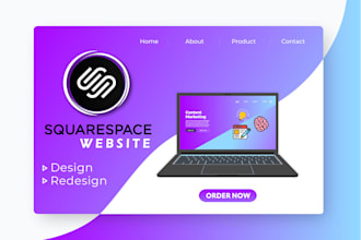 build design redesign modern squarespace wix website