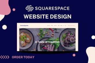 build squarespace website design, clone, convert, copy, redesign any website