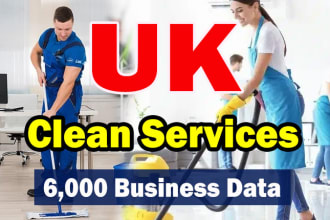 uk clean services business database