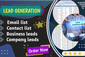 scrape b2b lead generation and contact list building