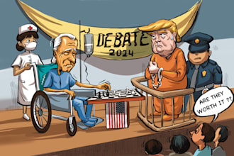 illustrate your political or editorial cartoon