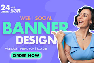 design eye catching web banner