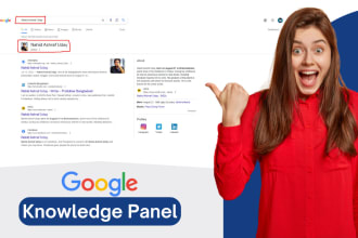 create verified google knowledge panel for you in the author category