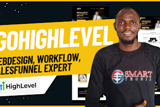 be your gohighlevel webdesign, workflow, salesfunnel expert