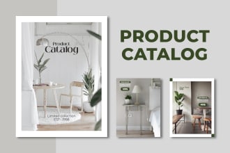 design a product catalog, company profile, booklet, lookbook