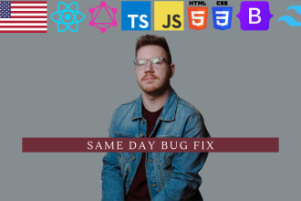 fix your bug in one day, react, typescript, javascript, CSS