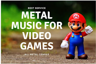 compose and produce custom metal tracks for your game