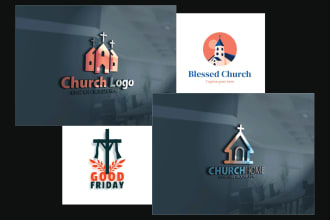 design modern church ministry logo within 24 hours