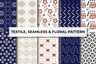 design seamless floral and repeat pattern