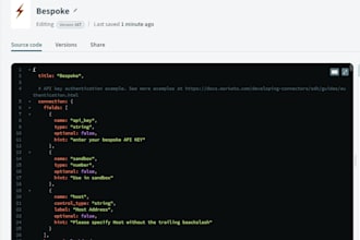 create workato custom connectors