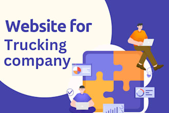 design and create a logistics or trucking website
