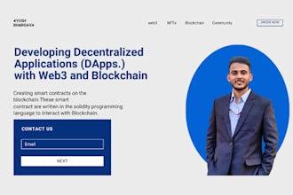 create or fix smart contracts for blockchain development