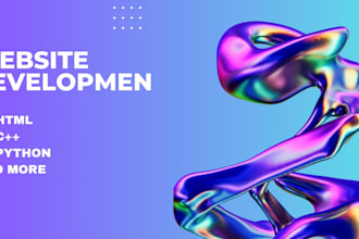create an attractive website using html and python