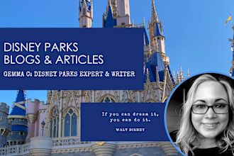 write an disney world travel articles and expert blog posts