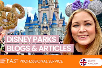 write SEO disney world blog posts and travel articles