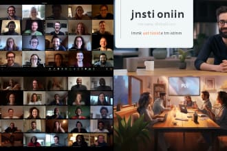 develop a professional business class online meeting web app