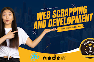do python, react, graphql, automation tasks, web scraping