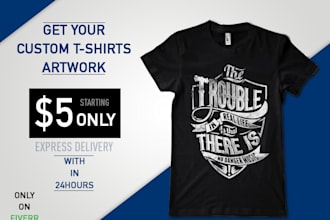 create trendy tshirt design