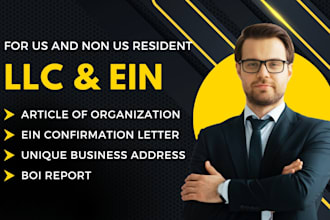 do US llc registration, ein number, boi report, renew llc