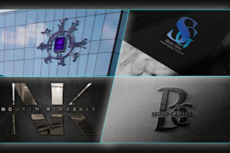 make professional, modern, brand, and gaming logo for you