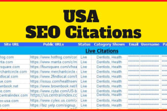 do top local citation and directory submission for local SEO