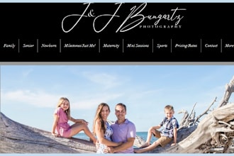 design photographer website portfolio website, weddings website events website