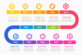create business infographic design, timeline, roadmap