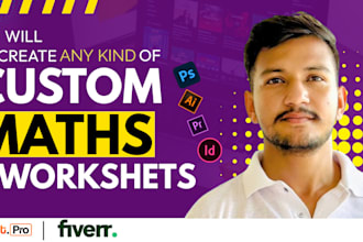 create professional and engaging math worksheets