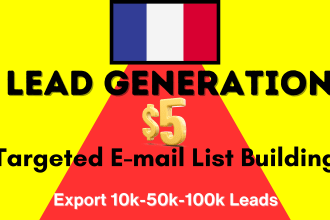 provide a high quality france email list building and b2b lead generation