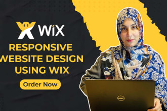 design or redesign responsive wix website, landing page