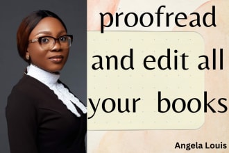 be your book editor, proofreader, and copy editor