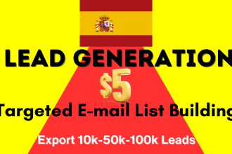 provide a high quality spain email list building and b2b lead generation