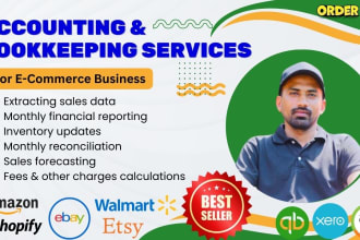 do ecommerce accounting , amazon bookkeeping , quickbooks  xero assistant