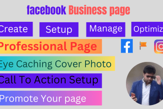 create, design and promote professional facebook business page