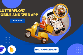 develop an android and ios apps with flutterflow and flutter firebase