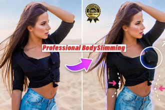 do professional body slimming, makeup, or editing in video or  photo