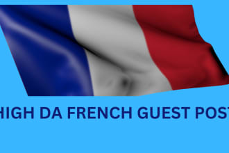 do french guest post on high da french site