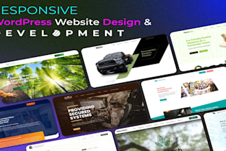 develop premium business website using wordpress with SEO