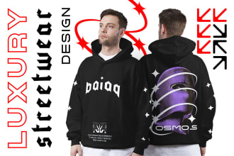 design luxury streetwear hoodie for your clothing brand